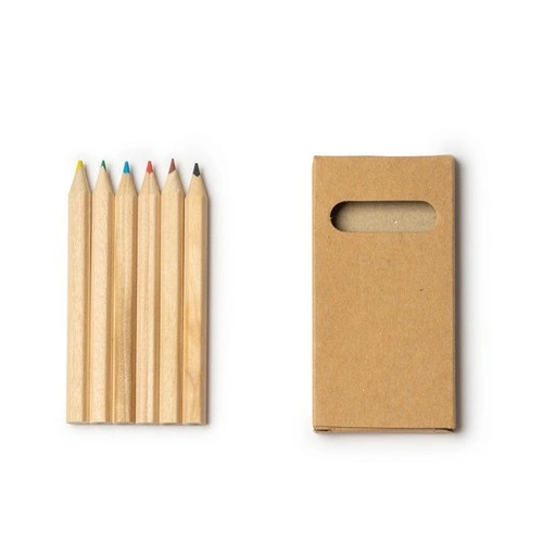 SET DE 6 LÁPICES DE MADERA AMAZONIA REF HW8001 ROLY