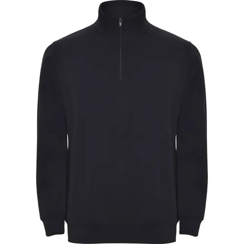 SUDADERA CON MEDIA CREMALLERA A TONO ANETO REF SU1109
