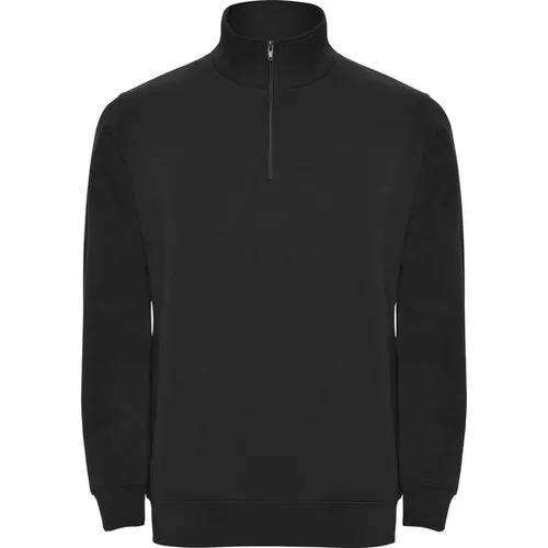 SUDADERA CON MEDIA CREMALLERA A TONO ANETO REF SU1109