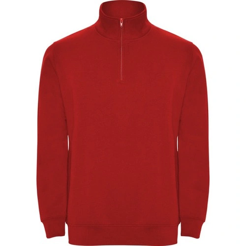 SUDADERA CON MEDIA CREMALLERA A TONO ANETO REF SU1109