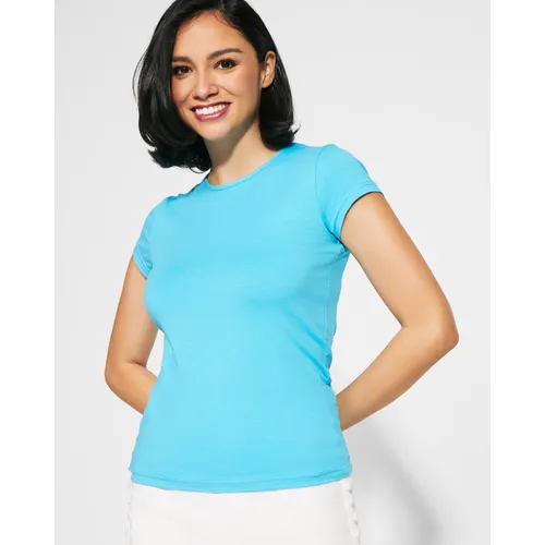 CAMISETA CON CUELLO FINO RIBETEADO BALI REF CA6597
