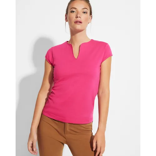 CAMISETA ENTALLADA CON ABERTURA EN V BELICE REF CA6532