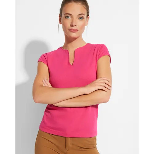 CAMISETA ENTALLADA CON ABERTURA EN V BELICE REF CA6532