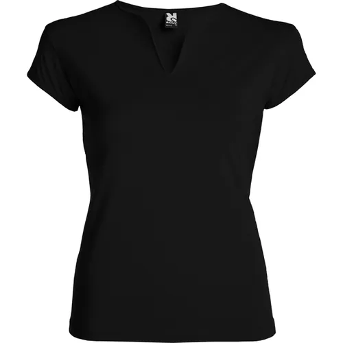 CAMISETA ENTALLADA CON ABERTURA EN V BELICE REF CA6532
