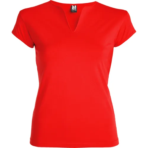 CAMISETA ENTALLADA CON ABERTURA EN V BELICE REF CA6532