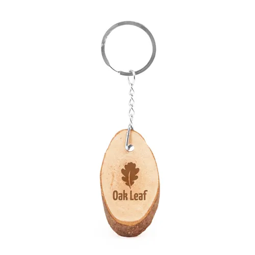 LLAVERO DE CORTE DE MADERA NATURAL BUDAN REF KO4054