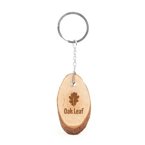 LLAVERO DE CORTE DE MADERA NATURAL BUDAN REF KO4054