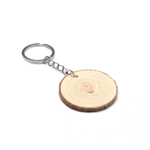 LLAVERO DE CORTE DE MADERA NATURAL BUDAN REF KO4054