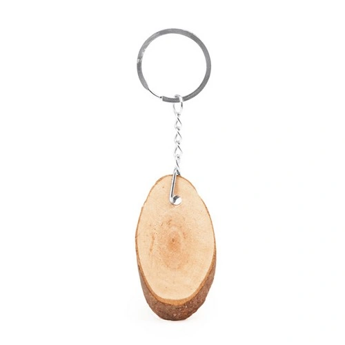 LLAVERO DE CORTE DE MADERA NATURAL BUDAN REF KO4054