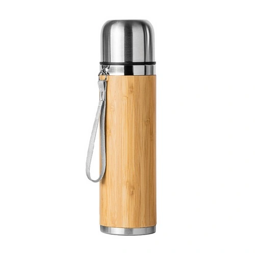 TERMO DE ACERO 304 DOBLE PARED Y BAMBÚ FENGI REF MD4035