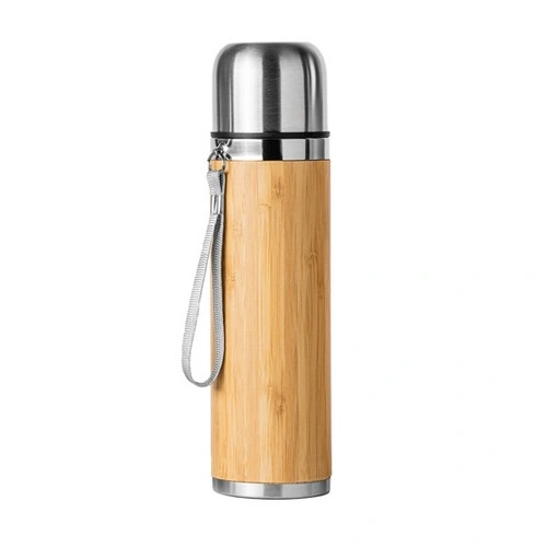 TERMO DE ACERO 304 DOBLE PARED Y BAMBÚ FENGI REF MD4035