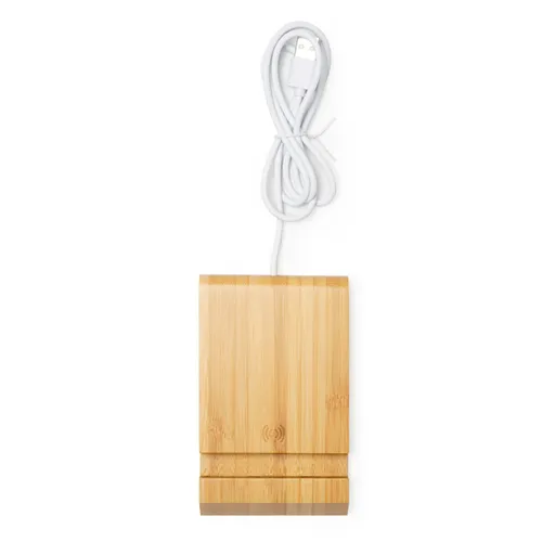 CARGADOR INALÁMBRICO EN BAMBÚ NATURAL GAMMA REF CR3027