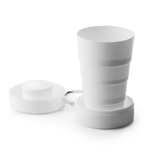 VASO PLEGABLE ANTI-BACTERIAS CON TAPA GOSTO REF MD4064