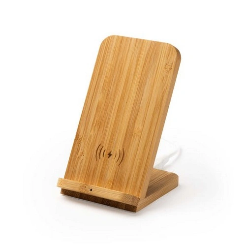 CARGADOR INALÁMBRICO DE BAMBÚ GRAVITY REF IA3022 ROLY