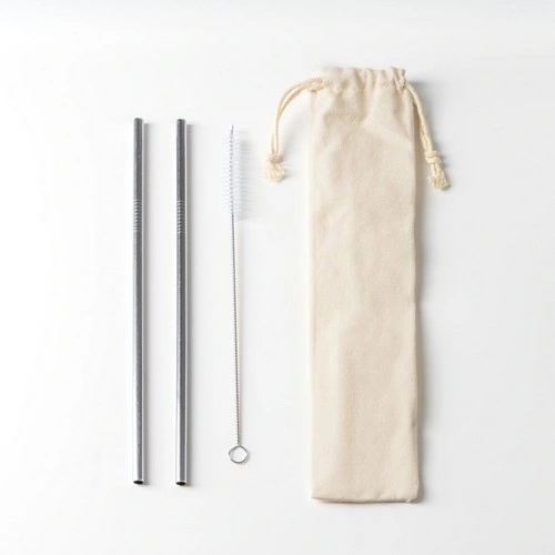 SET DE 2 PAJITAS DE ACERO INOX MALOW REF MD4077 ROLY