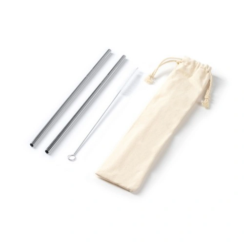 SET DE 2 PAJITAS DE ACERO INOX MALOW REF MD4077 ROLY