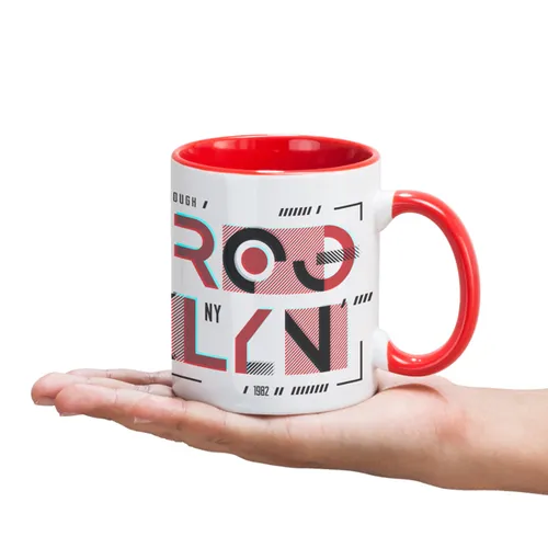 TAZA SUBLIMACIÓN DE CERÁMICA DE 350 ML MANGO REF MD4001