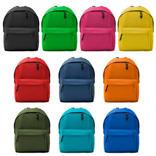 MOCHILA CON CREMALLERA Y TAPETA MARABU REF BO7124 ROLY