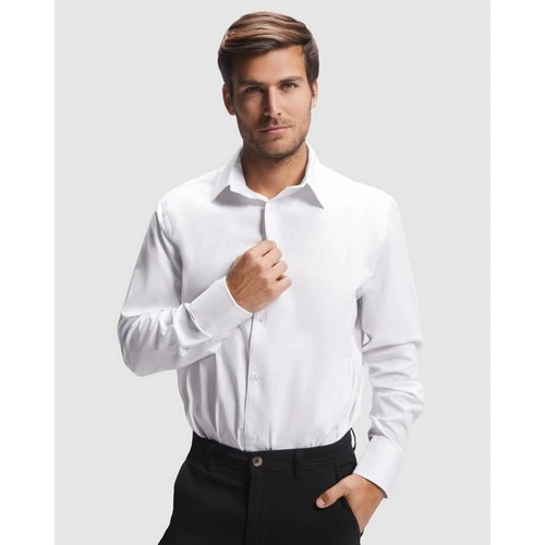CAMISA DE TEJIDO STRETCH, MANGA LARGA MOSCU REF CM5506