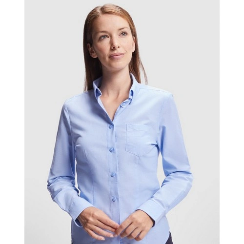 CAMISA DE MANGA LARGA ENTALLADA OXFORD WOMAN REF CM5068