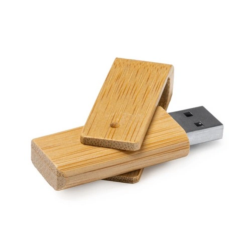 MEMORIA USB DE BAMBÚ NATURAL PERCY REF US4189 ROLY