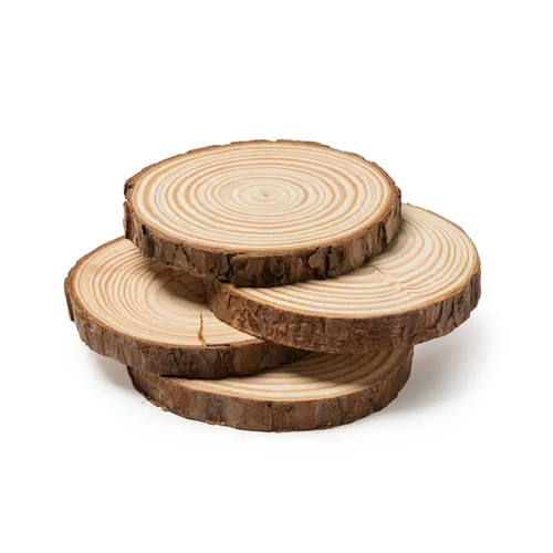 SET DE 4 POSAVASOS DE PINO NATURAL PINEA REF PV4140