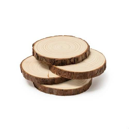 SET DE 4 POSAVASOS DE PINO NATURAL PINEA REF PV4140