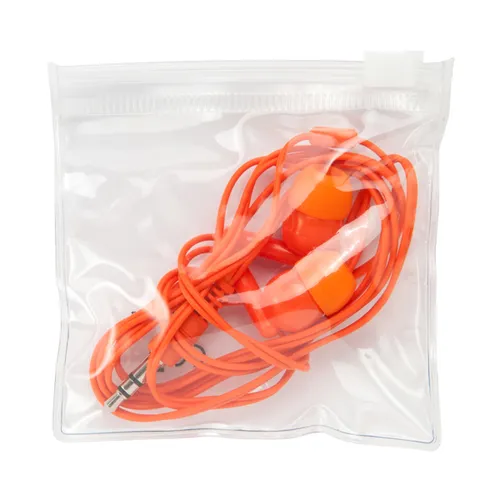 AURICULARES EN FUNDA TRANSPARENTE PUNK REF EP3301 ROLY
