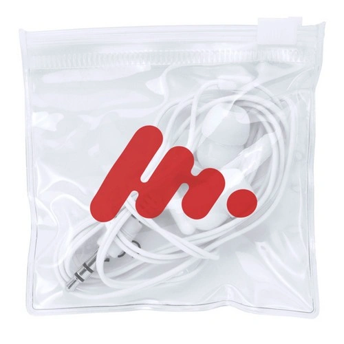 AURICULARES EN FUNDA TRANSPARENTE PUNK REF EP3301 ROLY