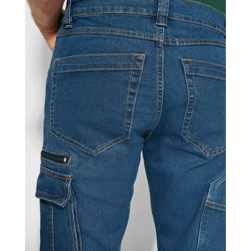 PANTALÓN VAQUERO MULTIBOLSILLOS RAPTOR REF PA8402 ROLY