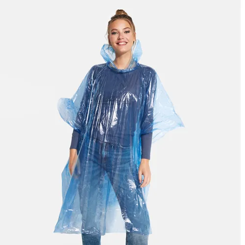 PONCHO PARA LLUVIA TRANSPARENTE SHAKA REF CB5601 ROLY