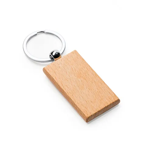 LLAVERO DE MADERA NATURAL SILA REF KO4092 ROLY