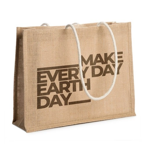 BOLSA DE PLAYA RECTANGULAR DE YUTE STERNA REF BO7555