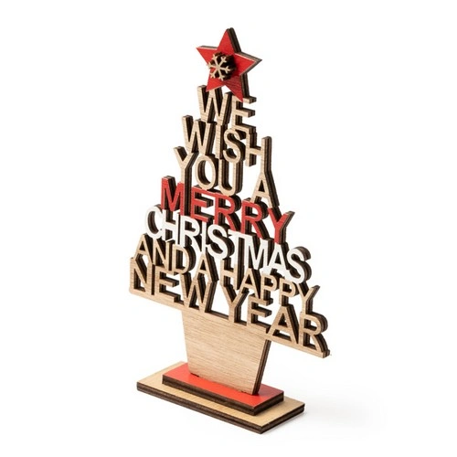 ÁRBOL NAVIDEÑO EN MADERA TINSEL REF XM1298 ROLY