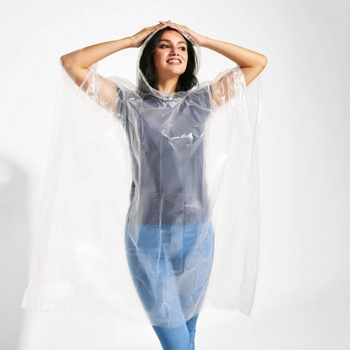 PONCHO PARA LLUVIA COMPOSTABLE VOSTOK REF CB5602 ROLY