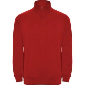 SUDADERA CON MEDIA CREMALLERA A TONO ANETO REF SU1109